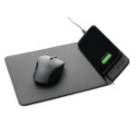 Mousepad wireless Swiss Peak 10W din PU reciclat RCS personalizat cu logo