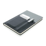 Notebook A5 deluxe cu buzunare personalizat cu logo