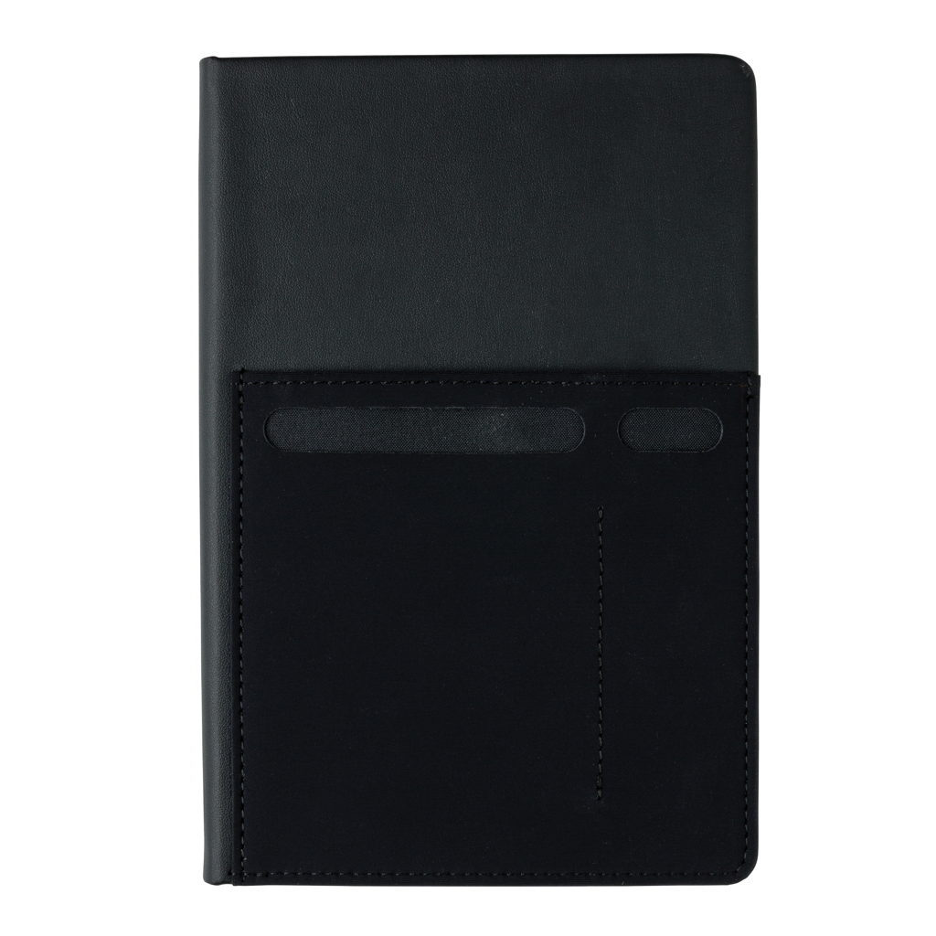 Notebook A5 deluxe cu buzunare personalizat cu logo