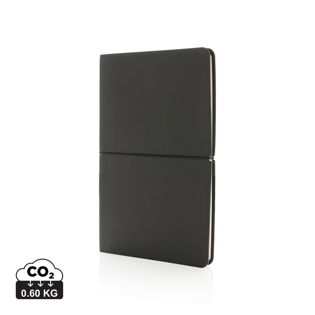 Notebook A5 deluxe cu copertă moale personalizat cu logo