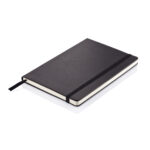 Notebook A5 deluxe cu copertă tare din PU personalizat cu logo