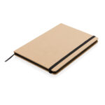 Notebook A5 din hârtie kraft reciclată personalizat cu logo