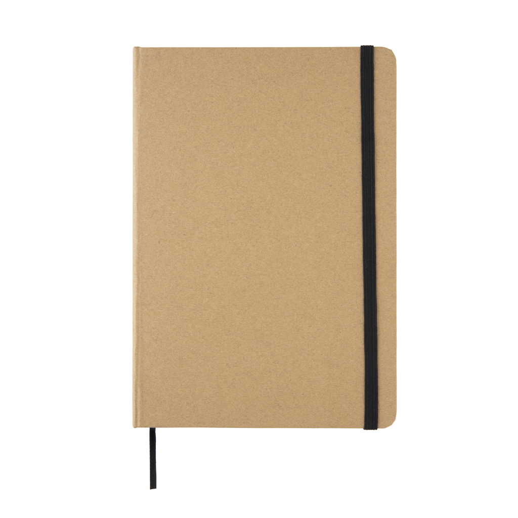 Notebook A5 din hârtie kraft reciclată personalizat cu logo