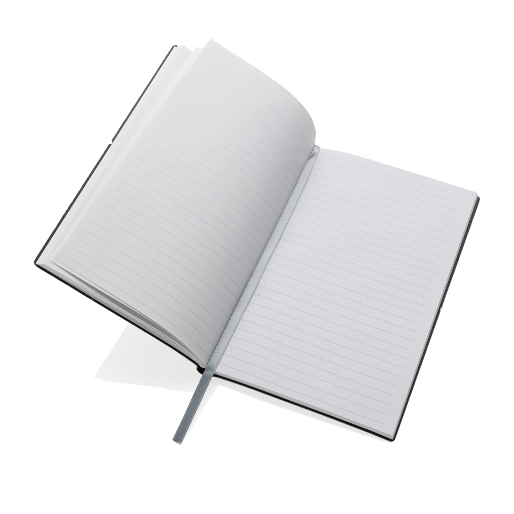 Notebook A5 din piele reciclată personalizat cu logo