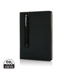 Notebook A5 standard cu copertă tare și pix