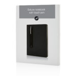 Notebook A5 standard cu copertă tare și pix personalizat cu logo