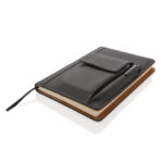 Notebook cu buzunar pentru telefon personalizat cu logo