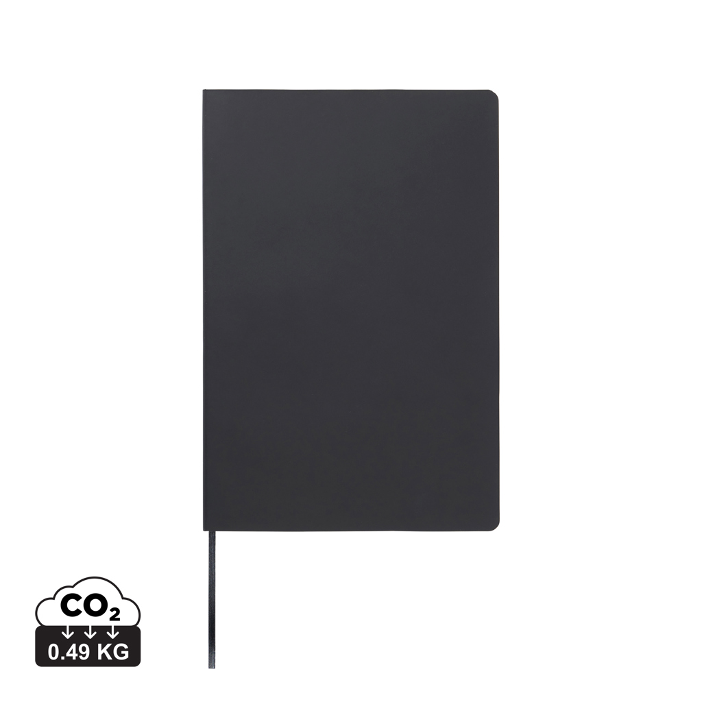 Notebook cu copertă moale VINGA Baltimore din PU RCS personalizat cu logo
