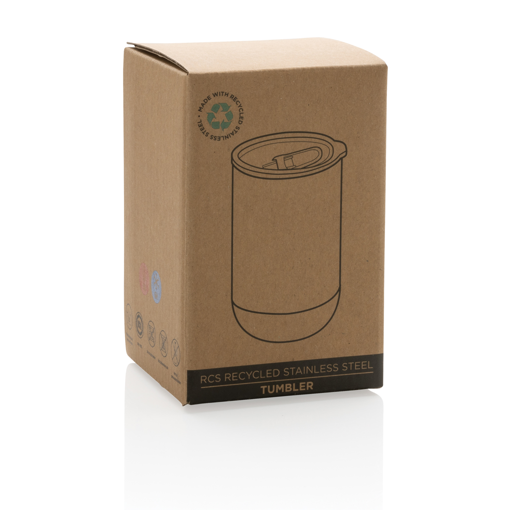 Pahar de cafea din inox reciclat RCS personalizat cu logo