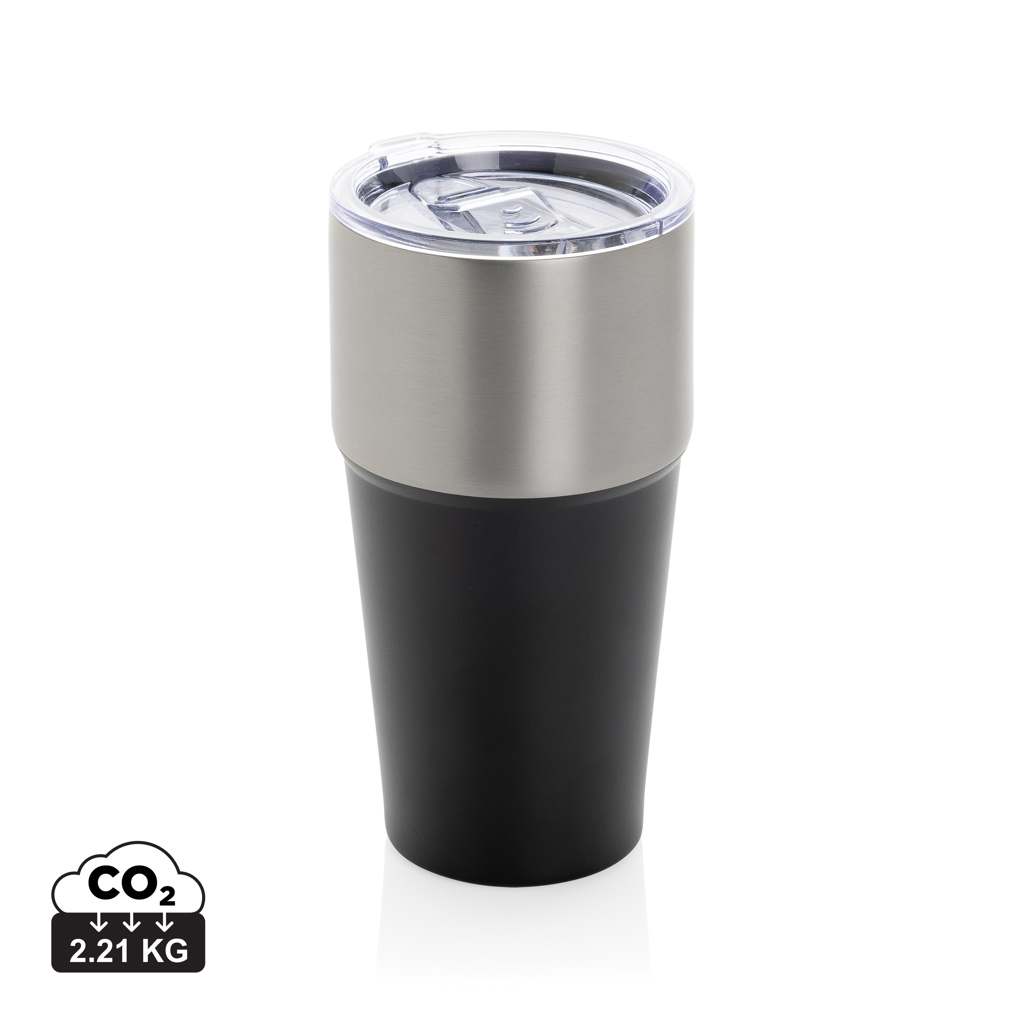 Pahar Fluid de 500 ml, din oțel reciclat certificat RCS personalizat cu logo