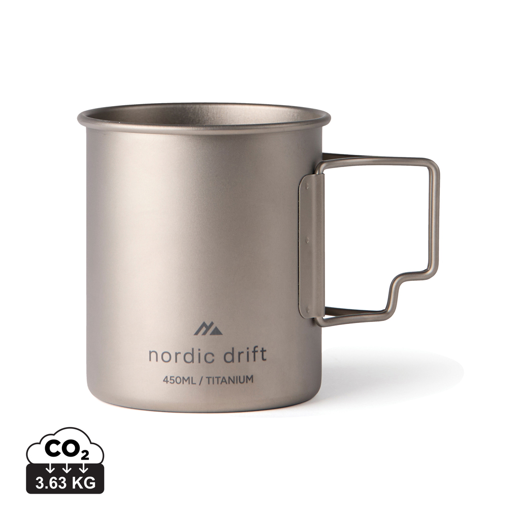 Pahar Nordic Drift Trail Titanium 450 ml