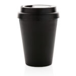 Pahar reutilizabil pentru cafea 300ml, cu perete dublu personalizat cu logo