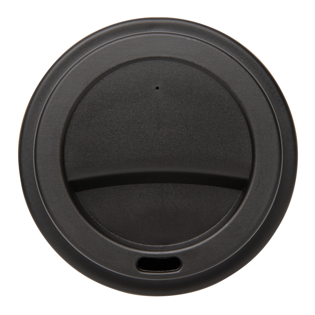 Pahar reutilizabil pentru cafea de 350ml, cu capac filetat personalizat cu logo