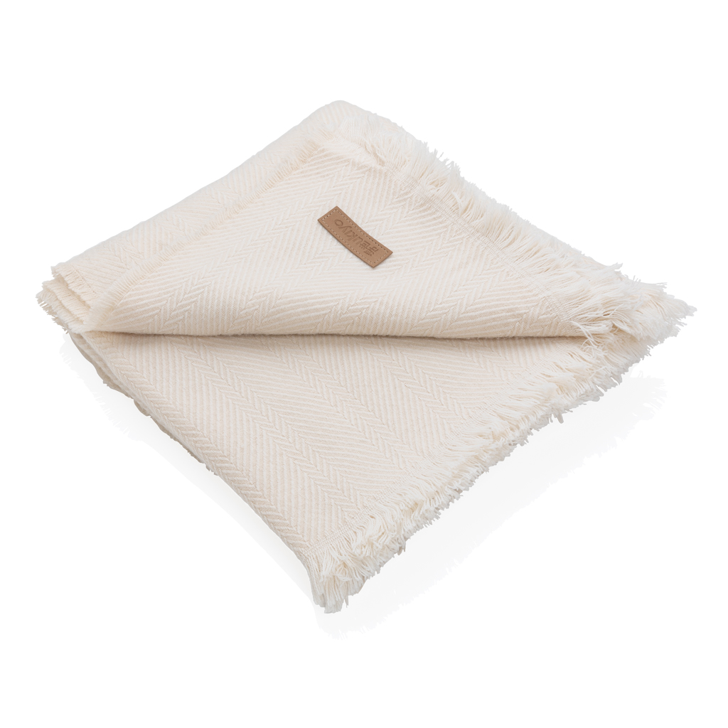 Pătură țesută Ukiyo Aware™ Polylana® 130x150cm personalizat cu logo