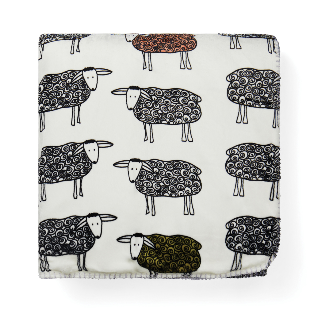 Pătură VINGA Sheep din PET reciclat personalizat cu logo