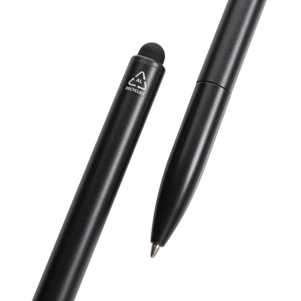 Pix cu stylus Kymi din aluminiu reciclat RCS personalizat cu logo