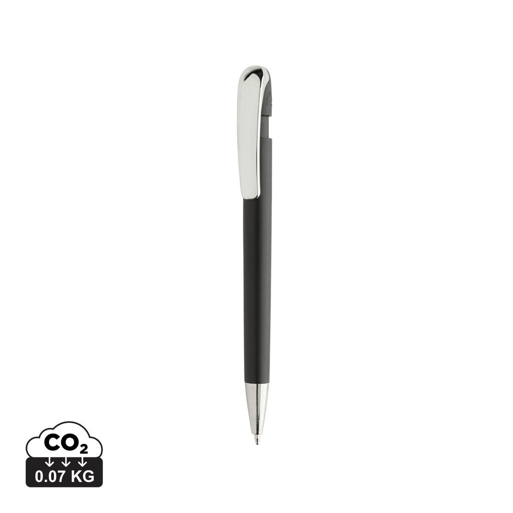 Pix Glide din ABS reciclat, certificat GR, cu clip metalic personalizat cu logo