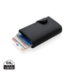 Portcard aluminiu RFID cu husă din PU