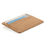 Portcard subțire cork cu protecție RFID personalizat cu logo