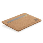 Portcard subțire cork cu protecție RFID personalizat cu logo