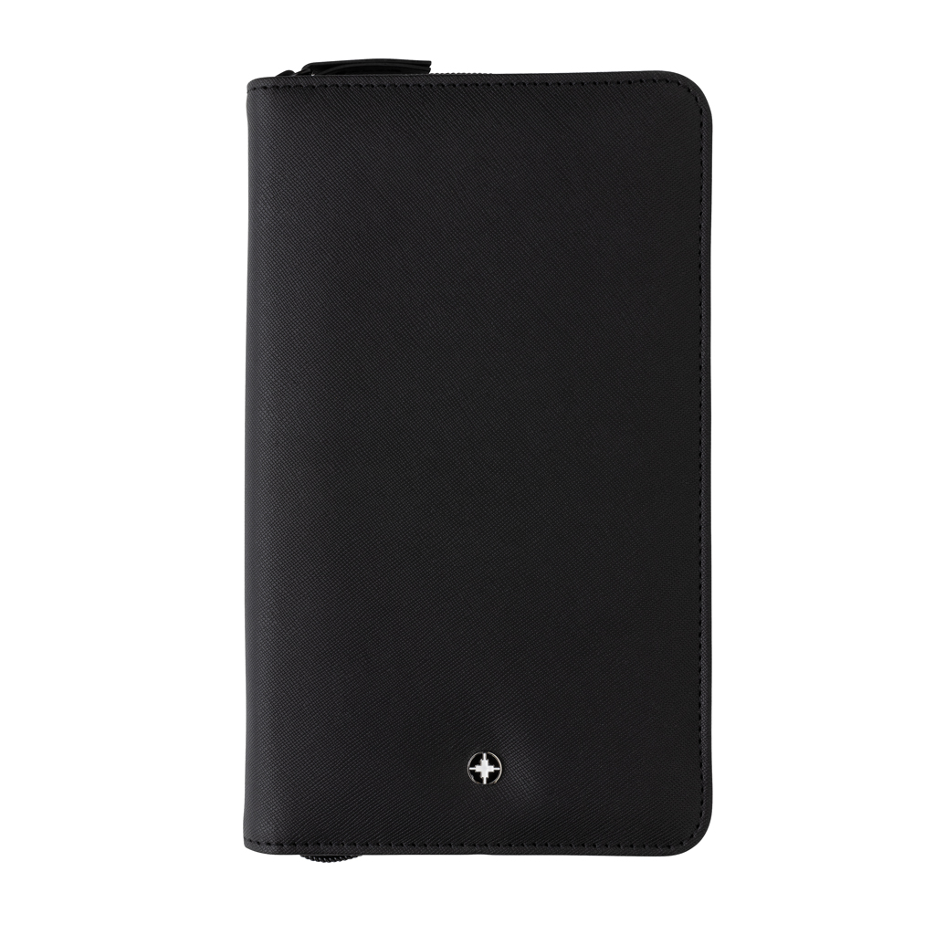Portofel călătorie Swiss Peak Heritage RCS rPU RFID personalizat cu logo