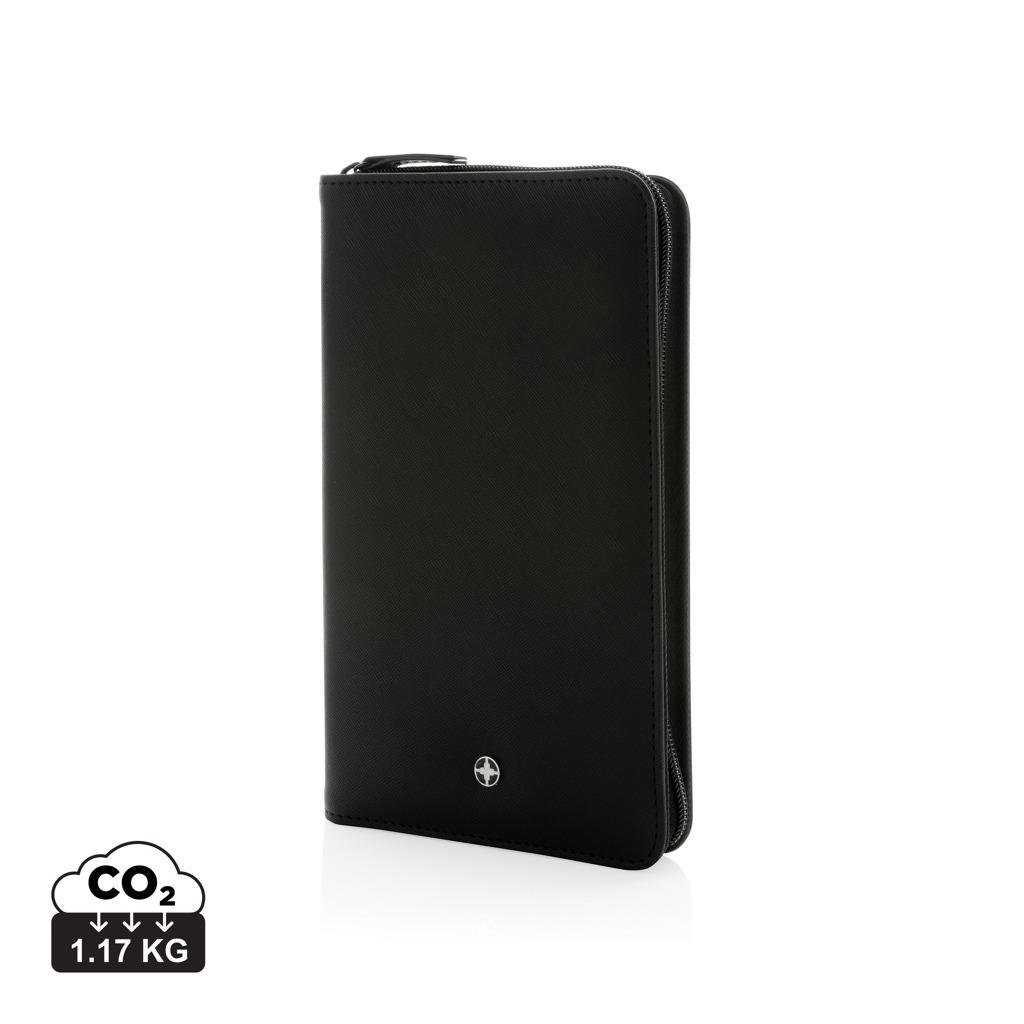 Portofel călătorie Swiss Peak Heritage RCS rPU RFID personalizat cu logo