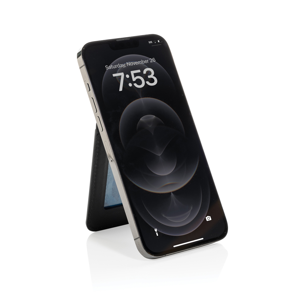 Portofel magnetic Magstand RCS cu suport pentru telefon personalizat cu logo