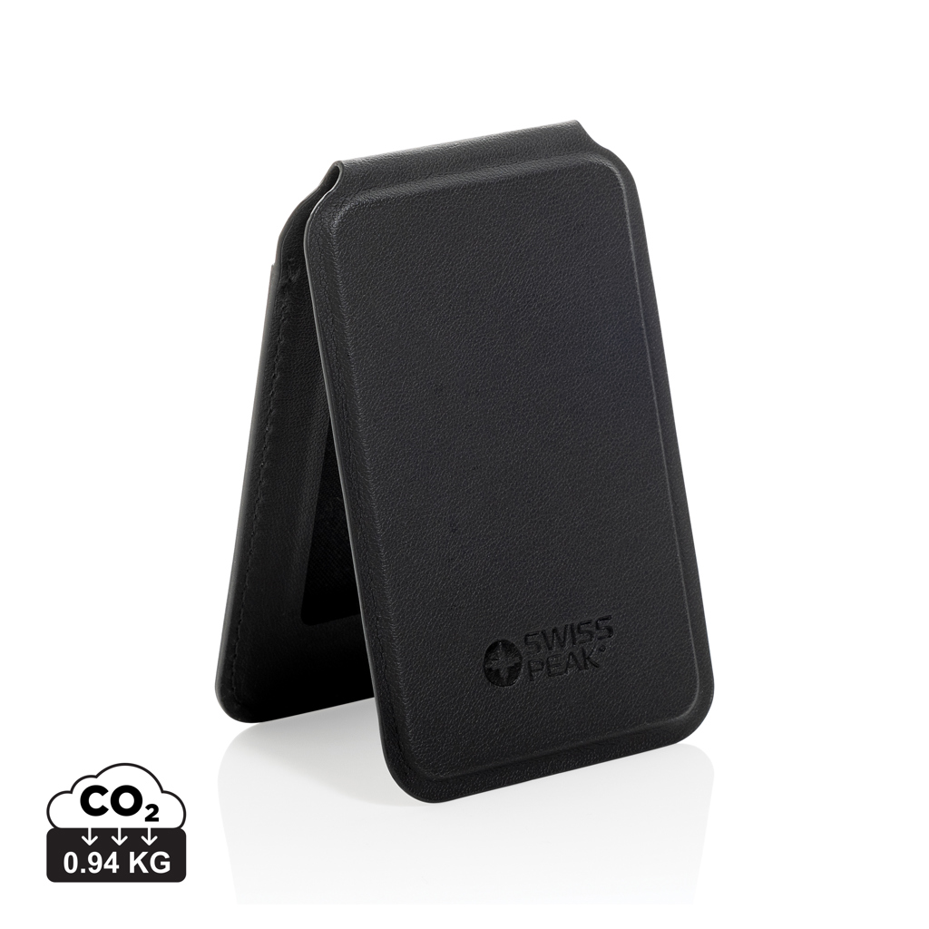Portofel magnetic Magstand RCS cu suport pentru telefon personalizat cu logo