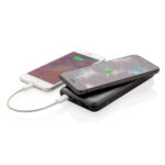 Powerban wireless 10W de 10.000 mAh fast charging personalizat cu logo