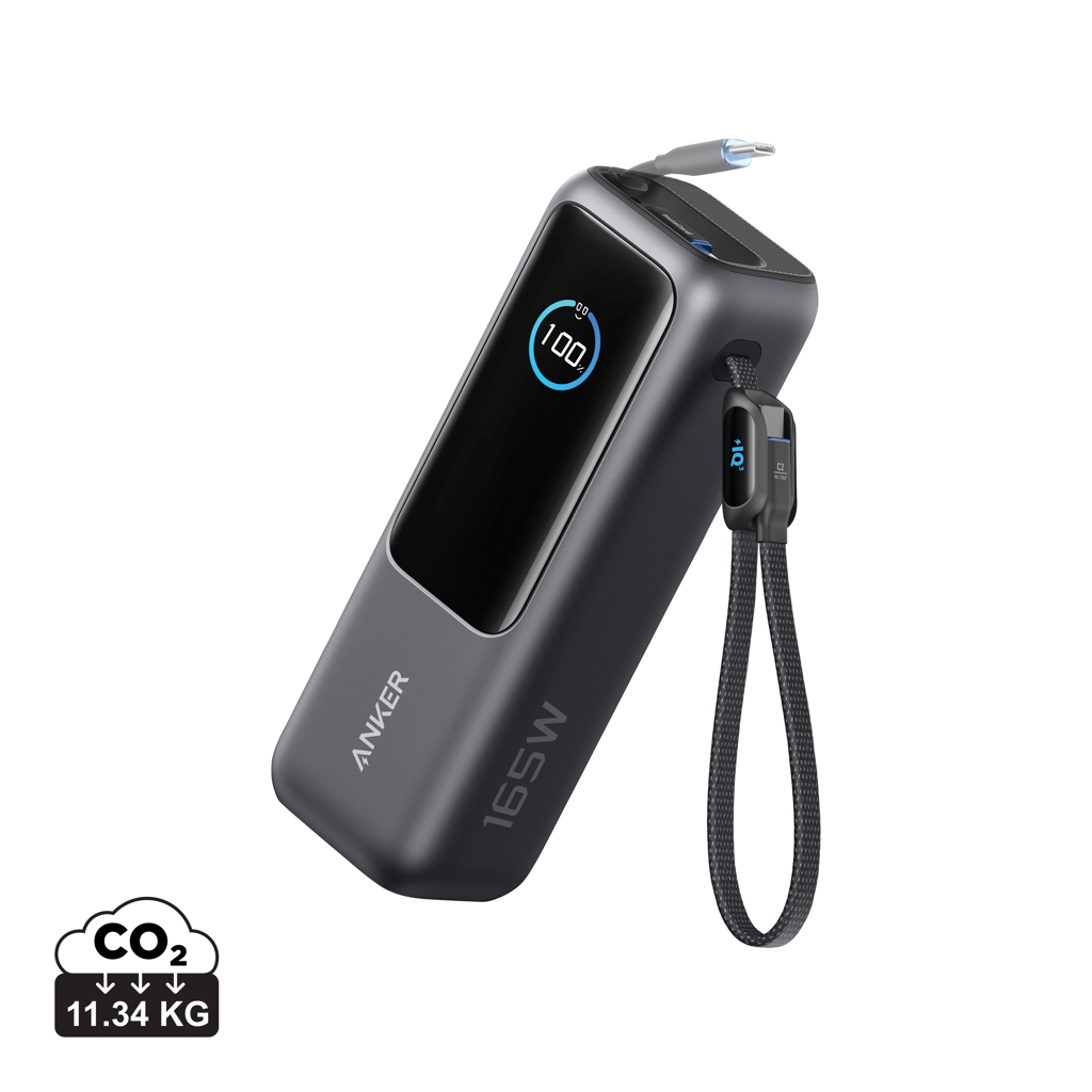 Powerbank Anker 25.000mAh 165W cu cablu retractabil