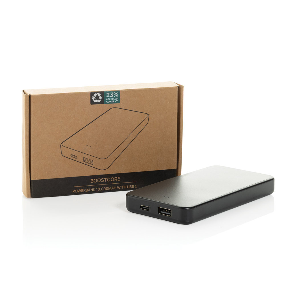 Powerbank Boostcore de 10.000mAh RCS cu USB C personalizat cu logo