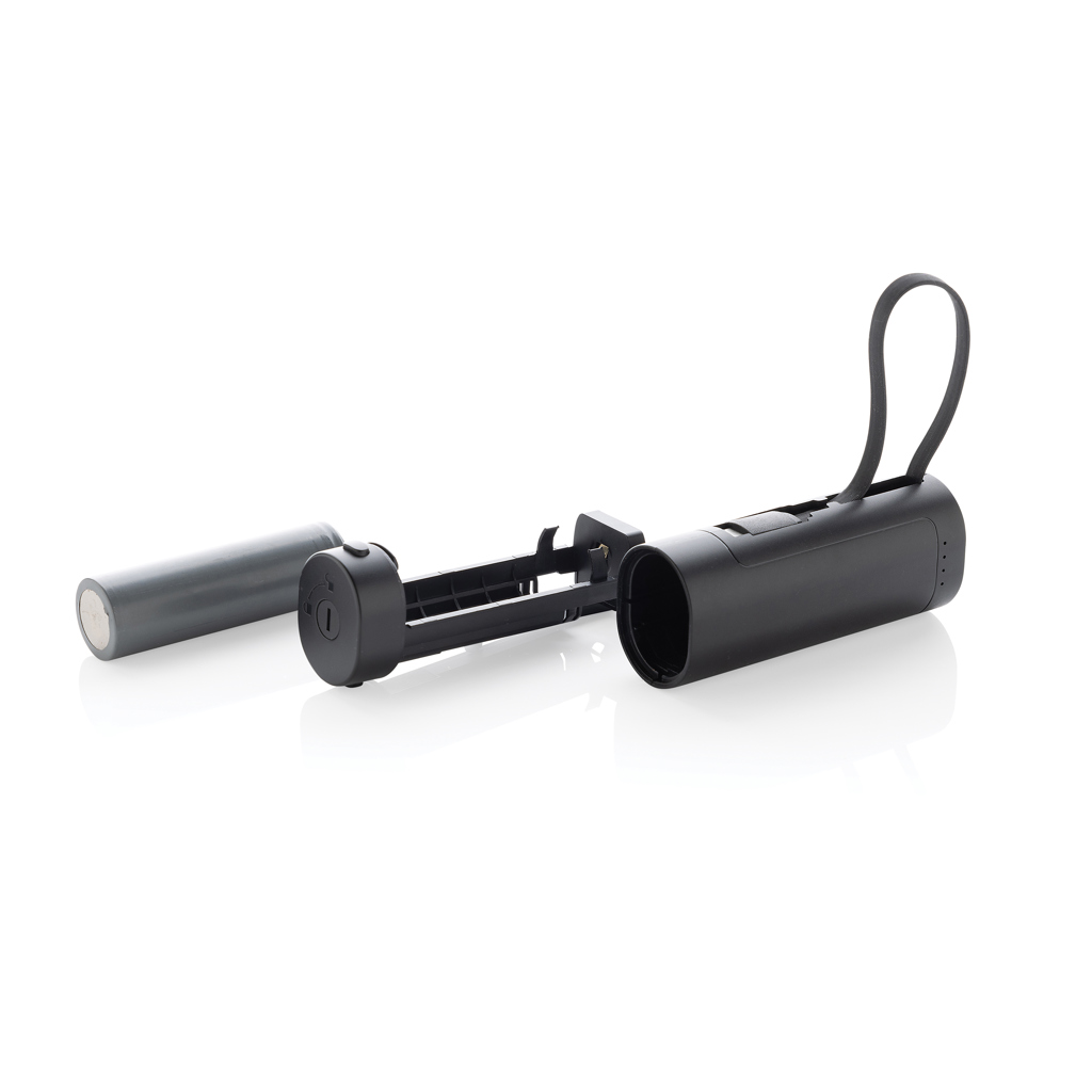 Powerbank CycleCell de 5000 mAh cu baterie detașabilă personalizat cu logo
