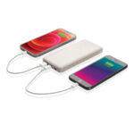 Powerbank de 10.000 mAh din paie de grâu personalizat cu logo