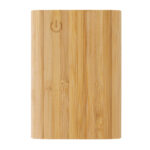 Powerbank de 5.000 mAh din bambus personalizat cu logo