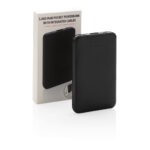 Powerbank de buzunar 5.000 mAh cu cabluri integrate personalizat cu logo