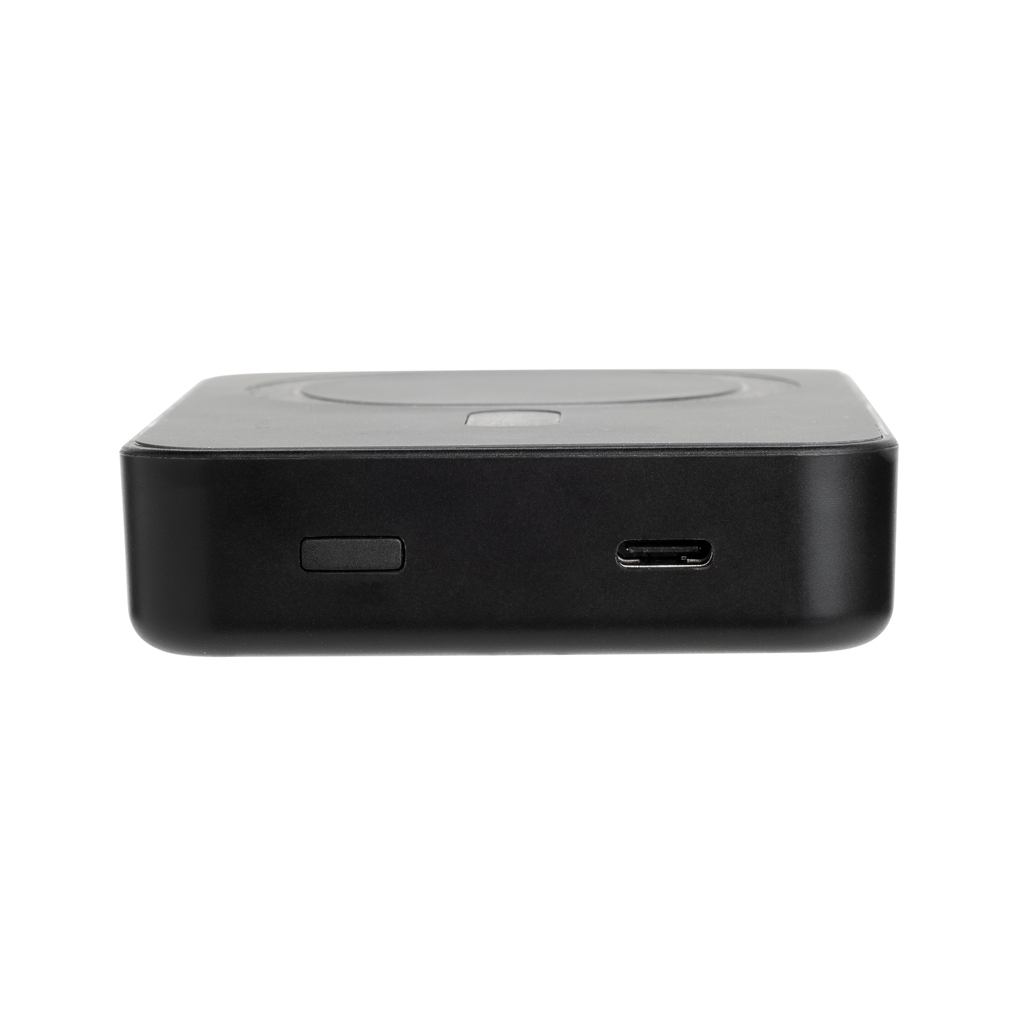 Powerbank magetic Amporia de 10.000 mAh din rplastic RCS personalizat cu logo
