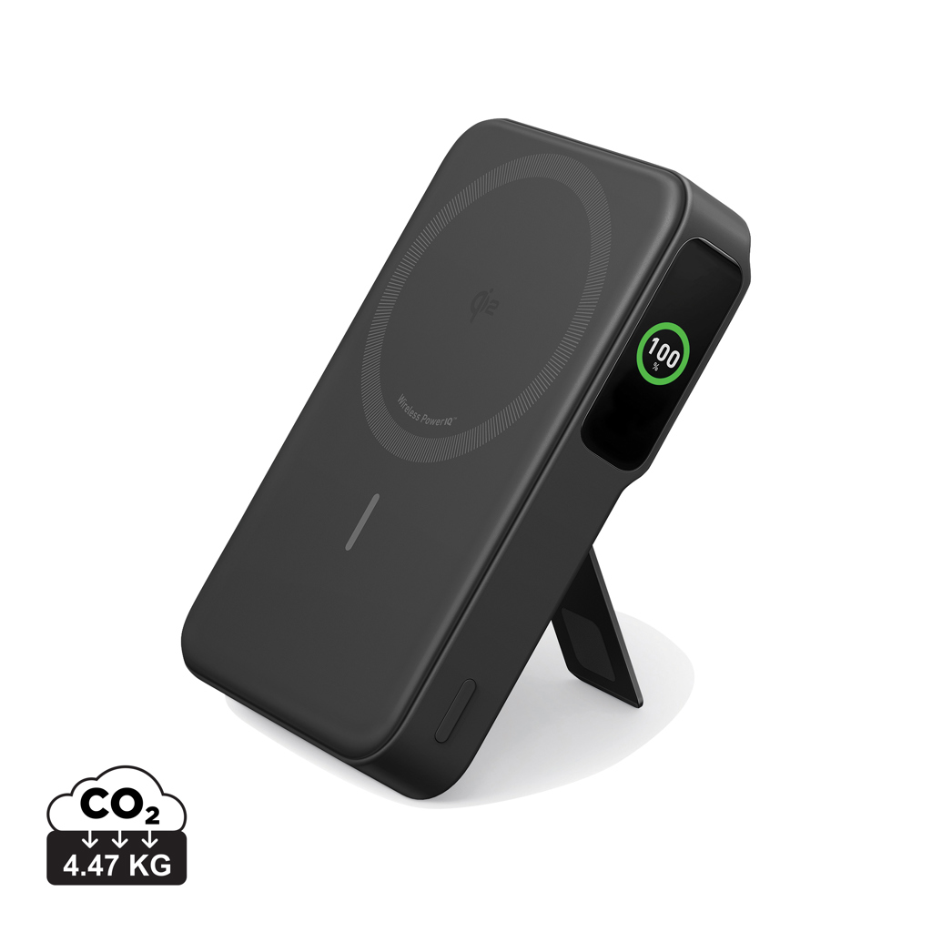 Powerbank magnetic Anker MagGo QI2 10.000mAh personalizat cu logo