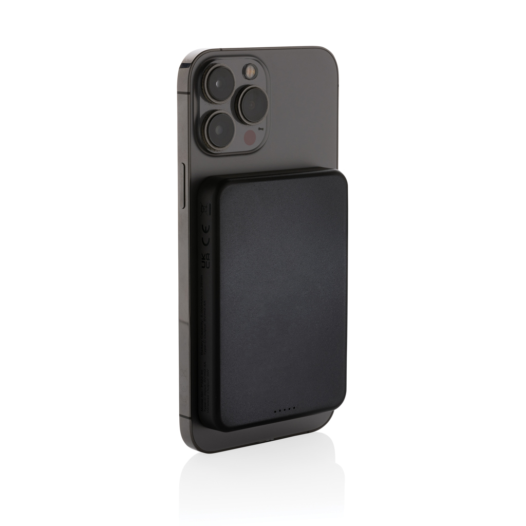 Powerbank magnetic Magnetix de 5.000 mAh RCS personalizat cu logo