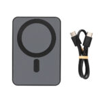 Powerbank magnetic Magnetix de 5.000 mAh RCS personalizat cu logo