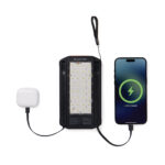 Powerbank solar Nordic Drift Titan 10.000 mAh, 3 panouri personalizat cu logo
