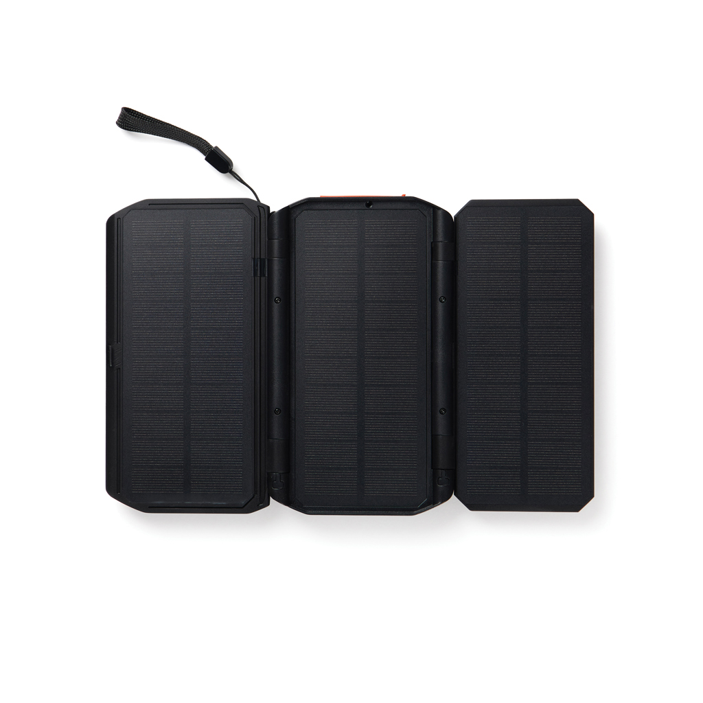Powerbank solar Nordic Drift Titan 10.000 mAh, 3 panouri personalizat cu logo