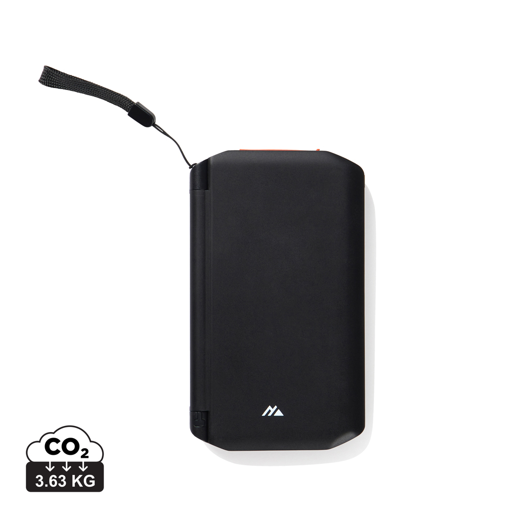 Powerbank solar Nordic Drift Titan 10.000 mAh, 3 panouri personalizat cu logo