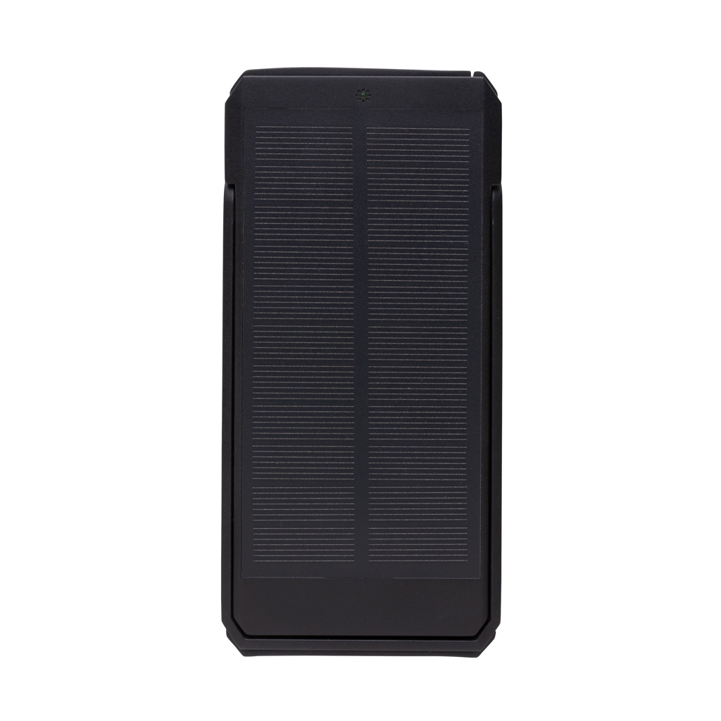 Powerbank solar Skywave 10.000 mAh din plastic reciclat RCS personalizat cu logo