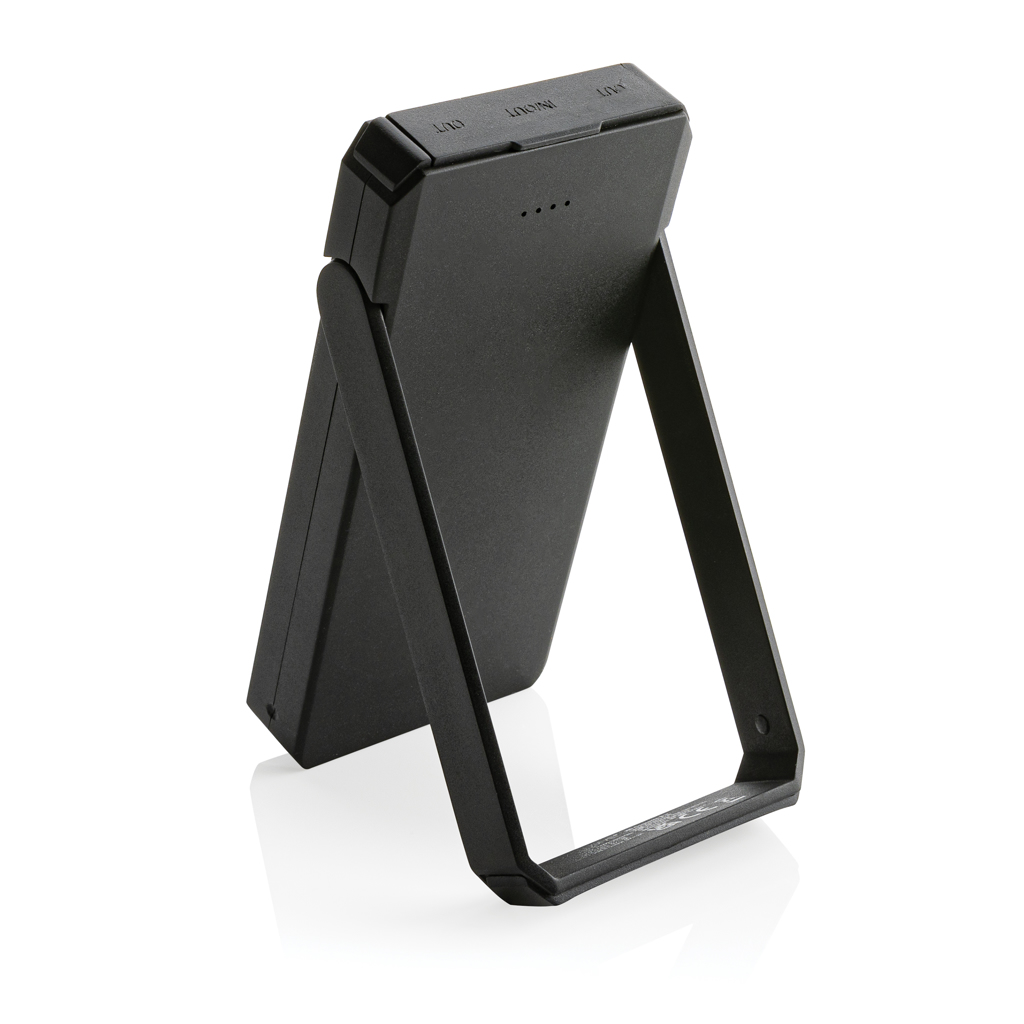 Powerbank solar Skywave 10.000 mAh din plastic reciclat RCS personalizat cu logo