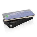 Powerbank solar wireless 10W din plastic reciclat RCS personalizat cu logo