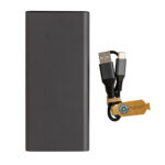 Powerbank Terra 20W de 20.000 mAh din aluminiu reciclat RCS personalizat cu logo