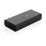 Powerbank Terra 20W de 20.000 mAh din aluminiu reciclat RCS personalizat cu logo