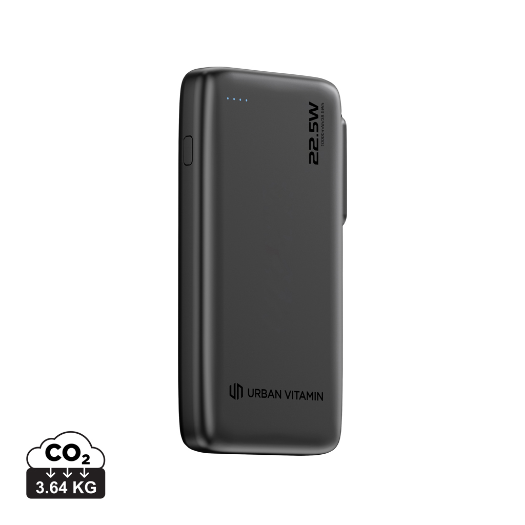 Powerbank Urban Vitamin Emeryville 20W de 10.000mAh personalizat cu logo