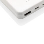 Powerbank wireless 5W de 5.000 mAh din plastic reciclat RCS personalizat cu logo
