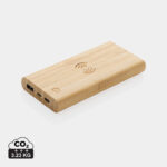 Powerbank wireless 5W de 8.000 mAh din bambus